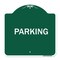 Signmission Designer Series Sign-Parking, Green & White Aluminum Architectural Sign, 18" x 18", GW-1818-23478 A-DES-GW-1818-23478 - alternate 1